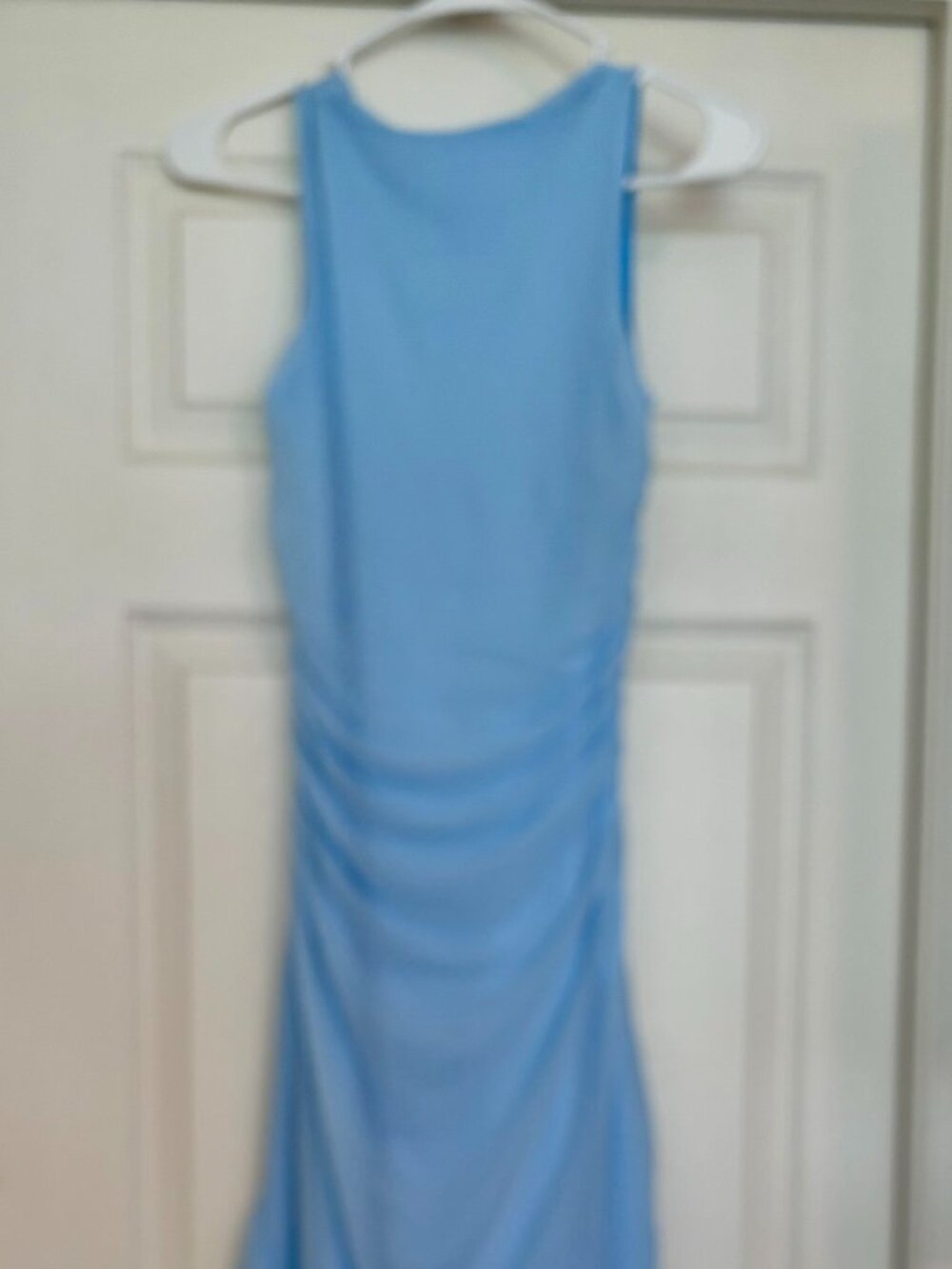 light blue maxi dress